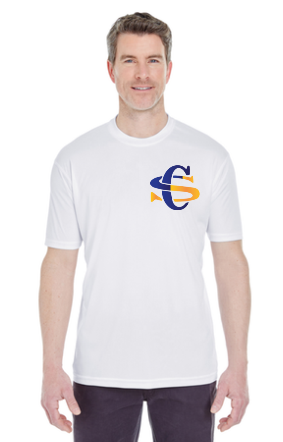 white t shirt pocket logo